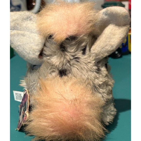 Gray Furby Model 70-800 Blue Eyes Tiger 1998 Hang Tag Tested Gift 1st Generation - Picture 5 of 10